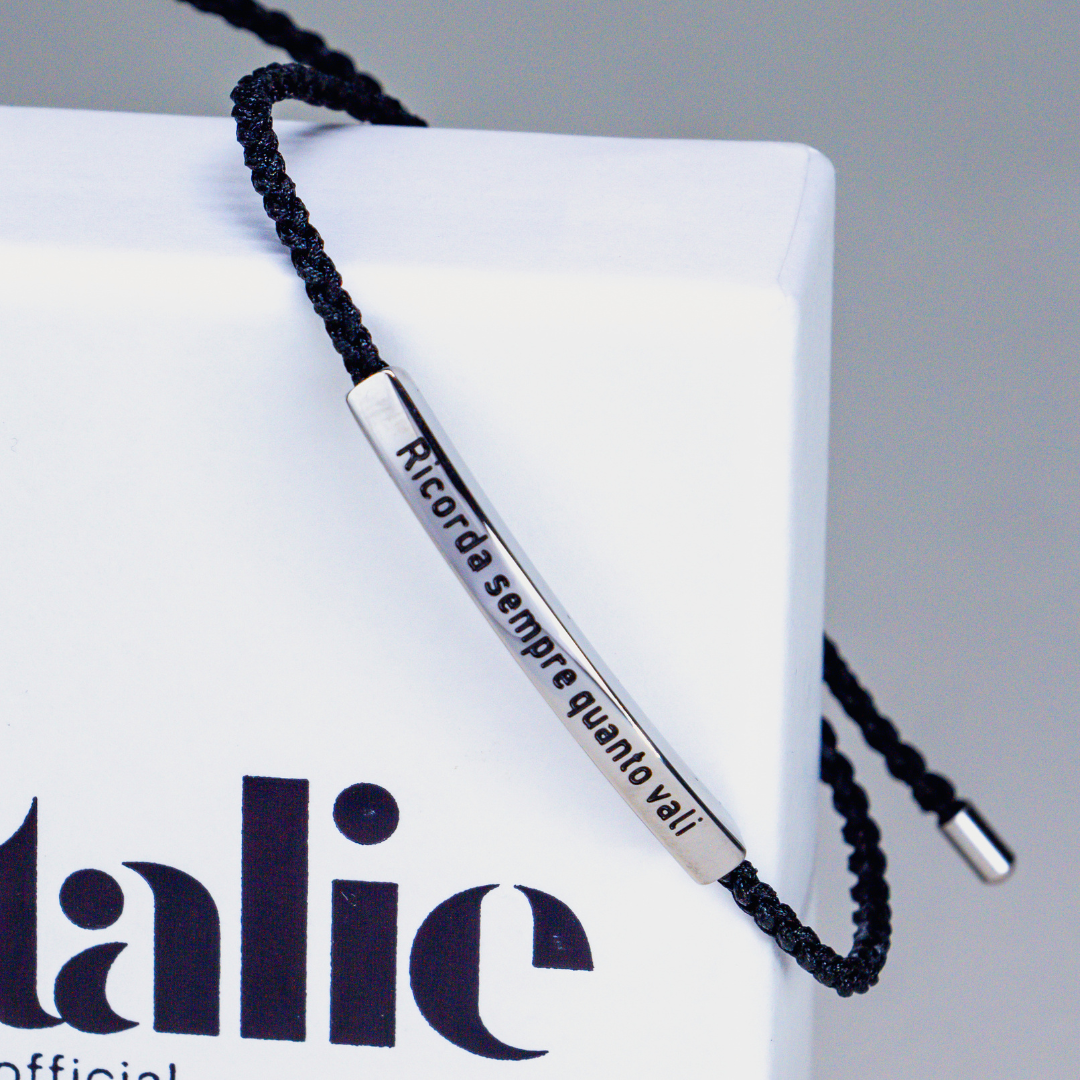 Onthoud altijd wat je waard bent - Motiverende armband