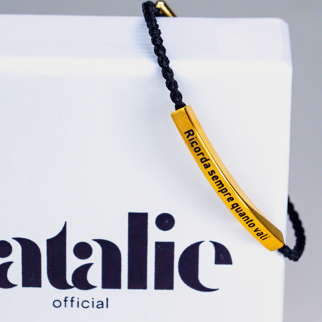 Onthoud altijd wat je waard bent - Motiverende armband