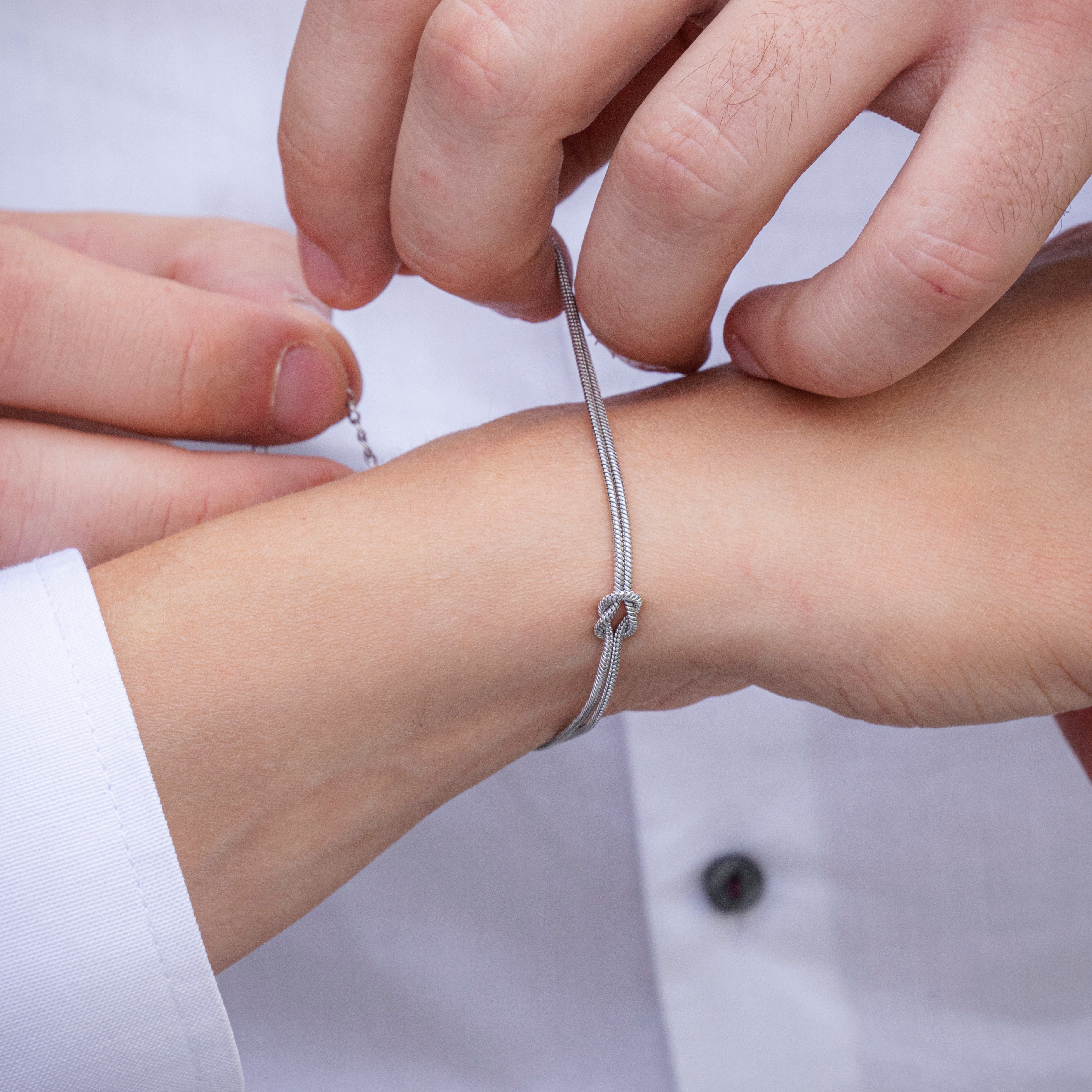 Nodo d'Amore - Coppia di bracciali