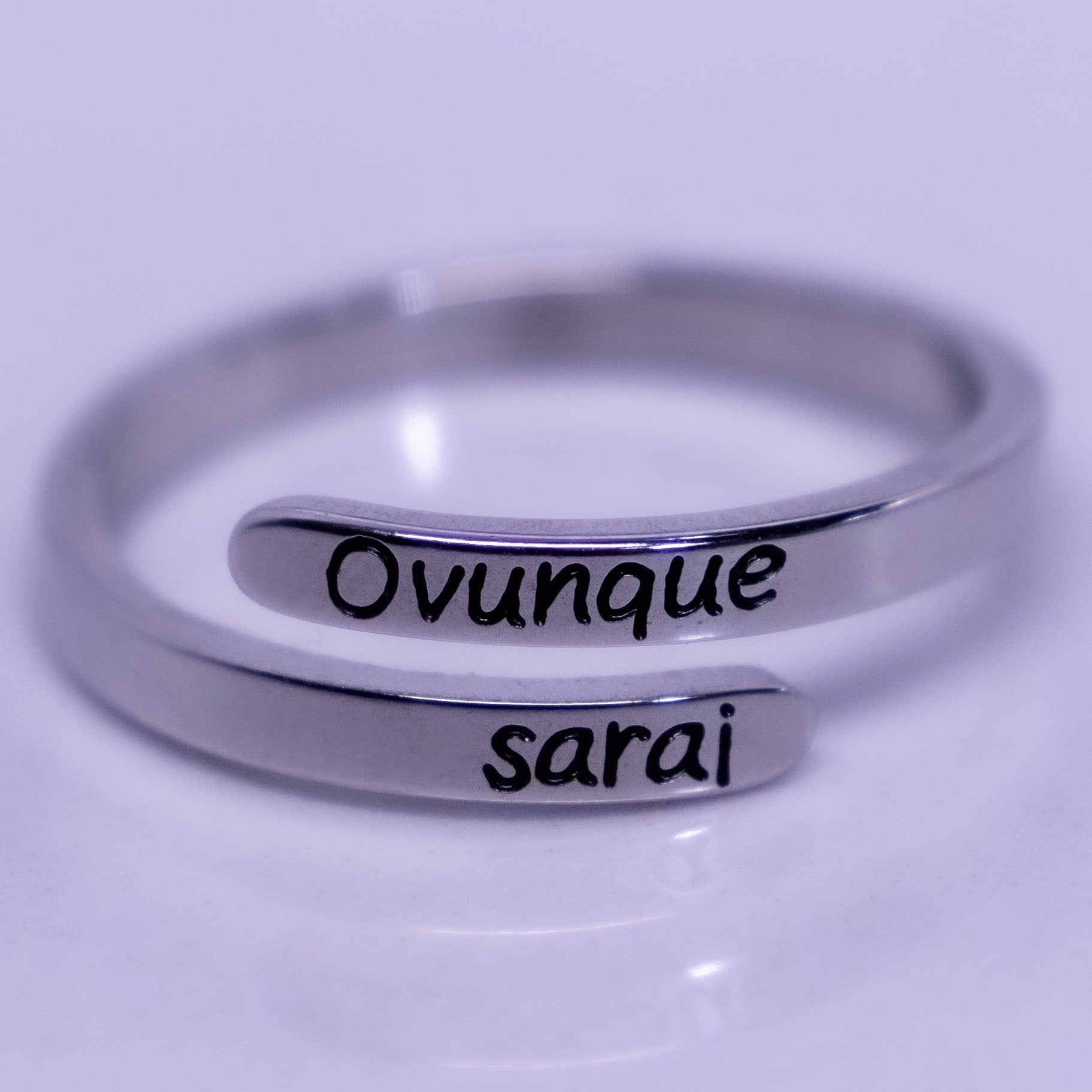 Anello "OVUNQUE SARAI"
