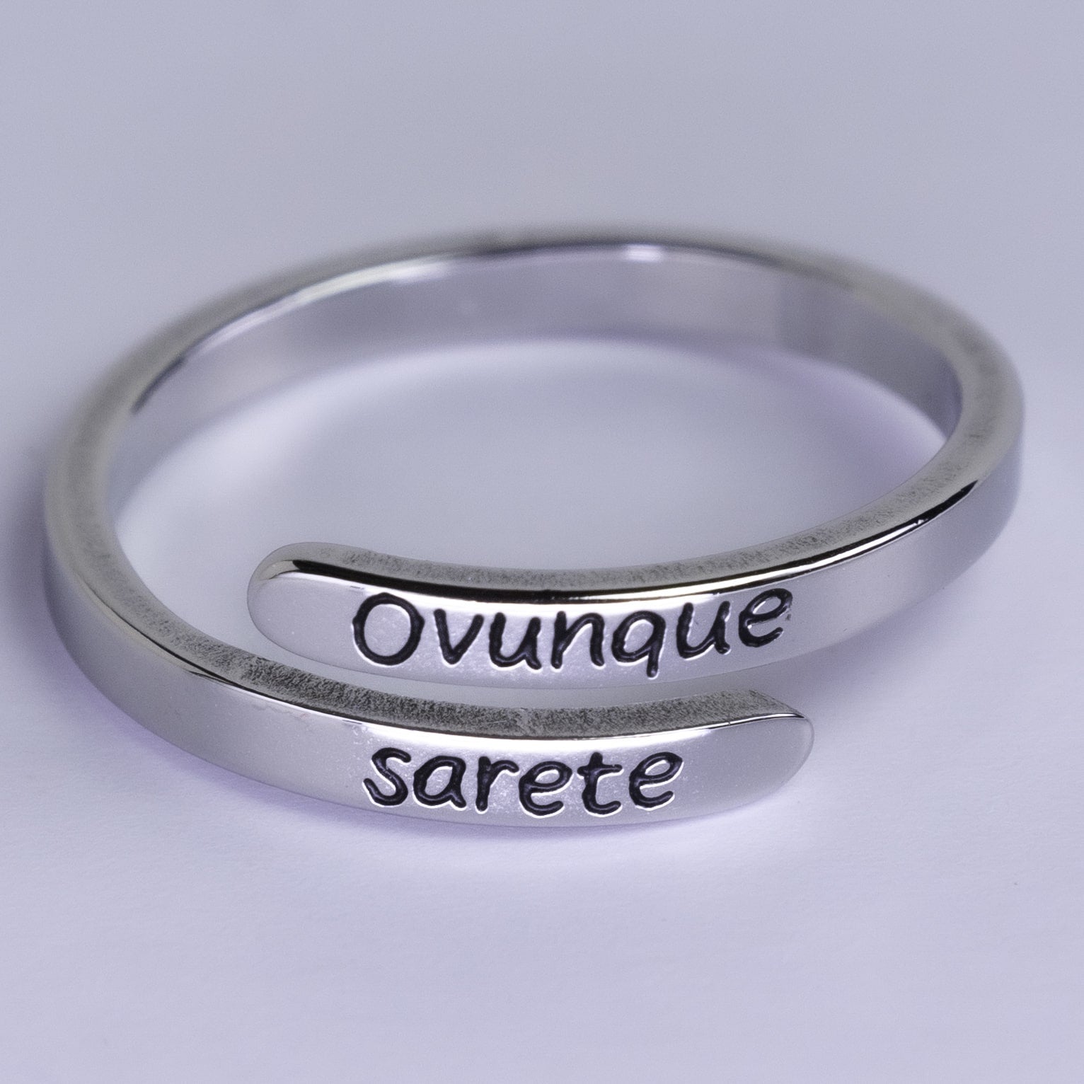 Anello "OVUNQUE SARAI"