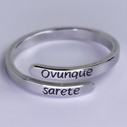 Anello "OVUNQUE SARAI"