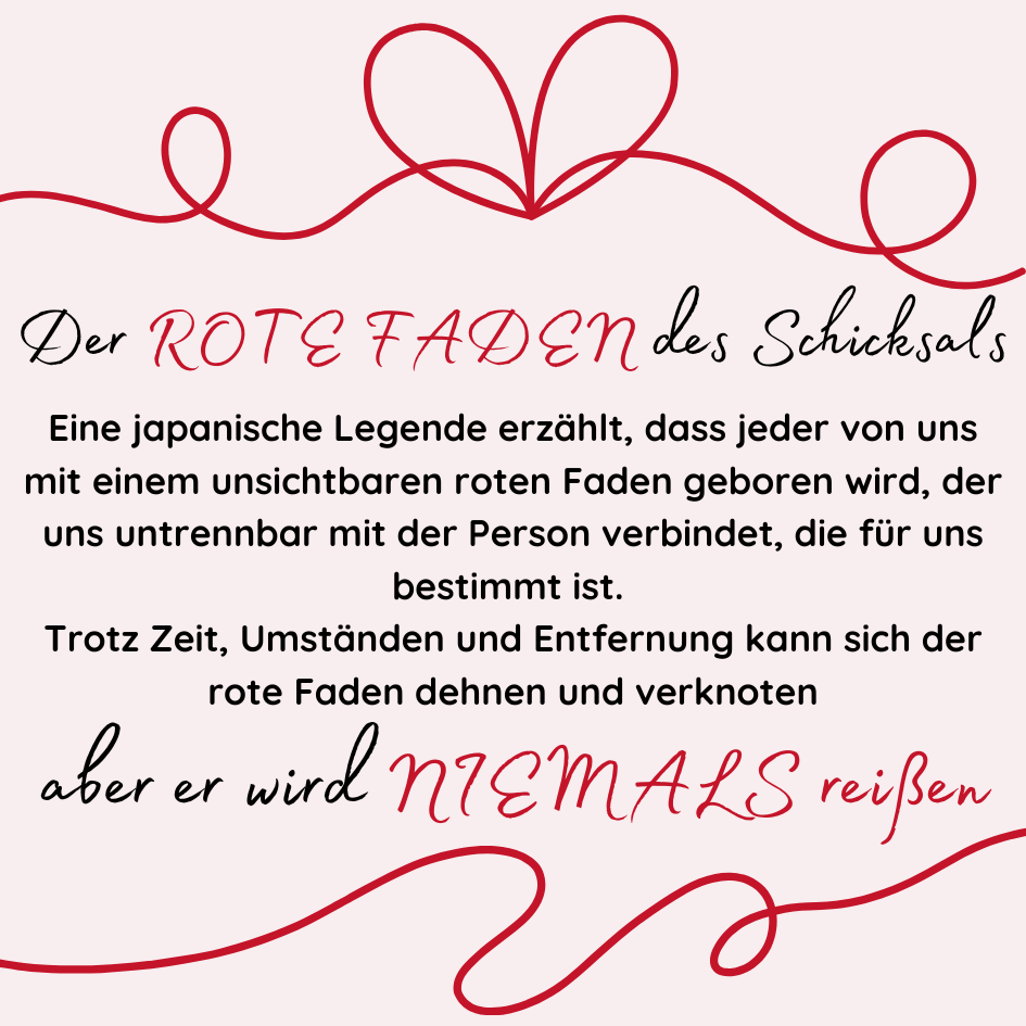 BESONDERE WIDMUNG – ROTER FADEN DES SCHICKSALS